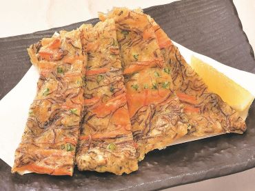 サクサクもずくの天ぷらの料理写真